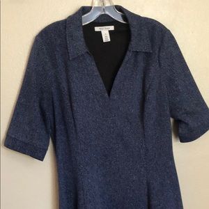 Great stretchy white house black market dress